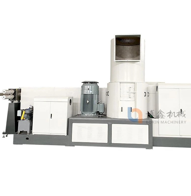 PE van de het Stadiumextruder Plastic pp van BX S150/160 SJ120/33 de Enige Dubbele Landbouwfilm Films die van het Recyclings Korrelende Afval Noedel drukken die het Pelletiseren van Machine maken