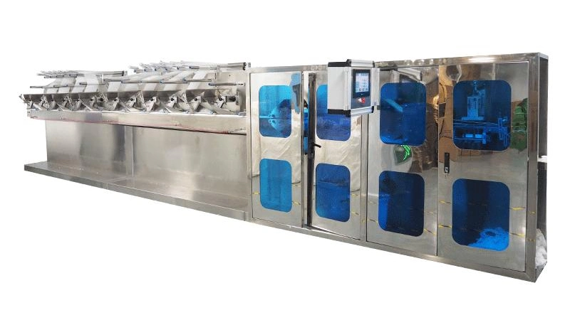 De Chinese Natte Vervaardigings Volledige Automatische 10-30 PCS/Pack Hoge snelheid veegt het Maken van Machine af