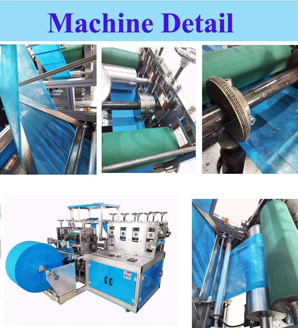Niet Geweven Toe Puff Shoe Cover Substrate die Machine maken