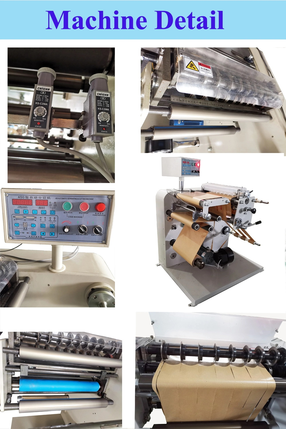 220V document Broodjessnijmachine Rewinder 0