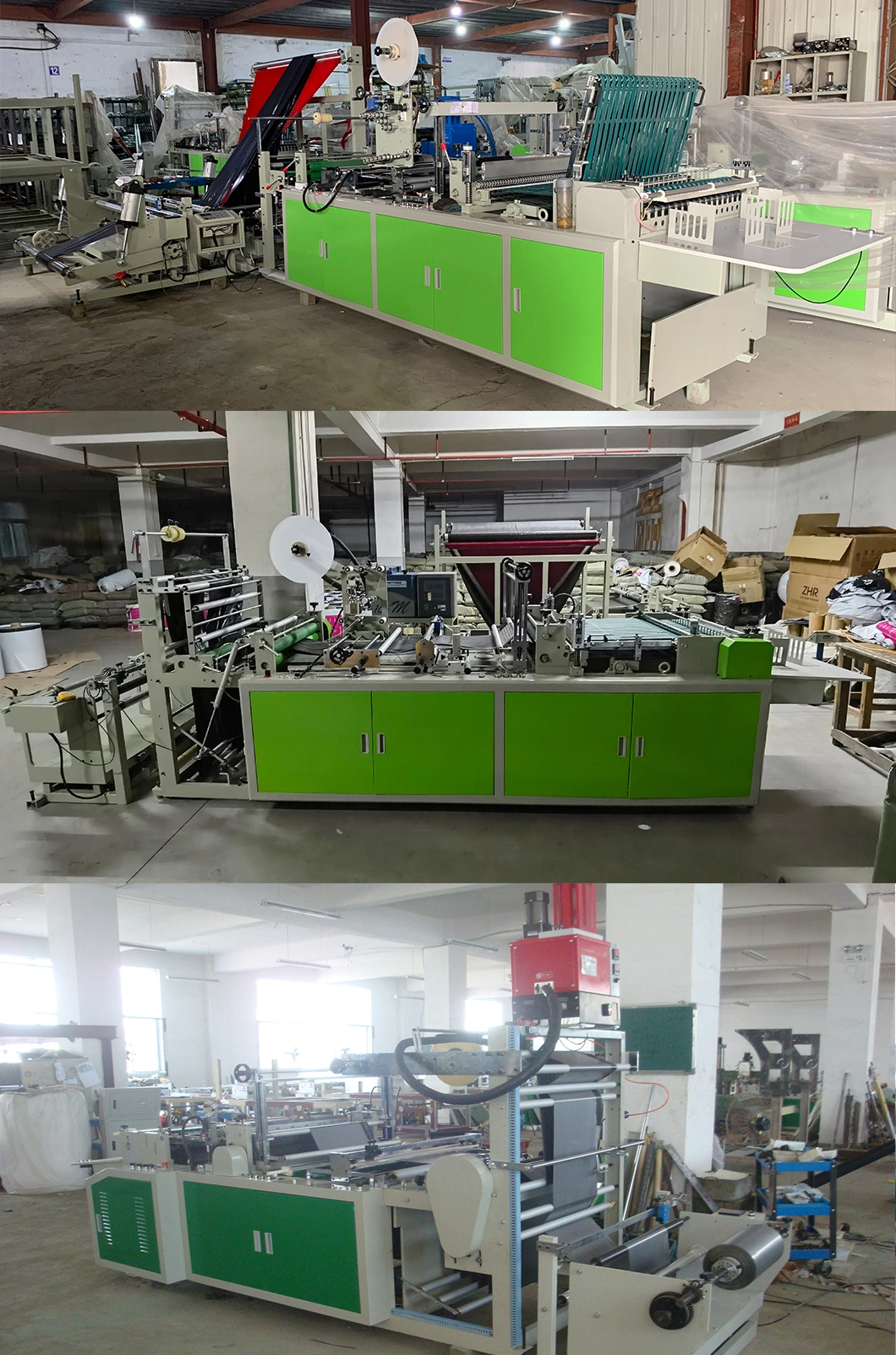 De automatische Multifunctionele PE Koerier Bag Making Machine met Lijm maakt los