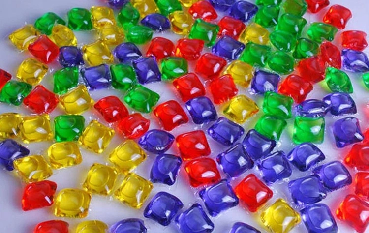  Van de de Film Vloeibare Detergent Peul van PVA In water oplosbare het Poeder Detergent Peul die van de de Capsulepva Film van de Machinewas de Verpakkingsmachine maken