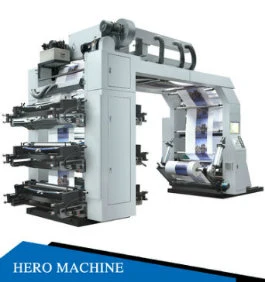 Broodje van het hoge snelheids het Veelkleurige Smalle Web aan Rollflexo-Drukmachine voor Document, Film, Plastic niet Geweven Zak,