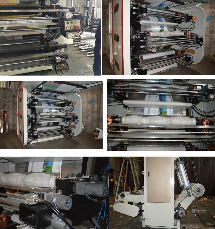 Broodje van het hoge snelheids het Veelkleurige Smalle Web aan Rollflexo-Drukmachine voor Document, Film, Plastic niet Geweven Zak,