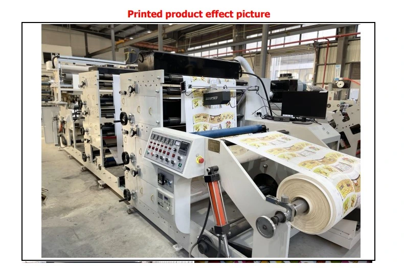 Sticker Label Flexodrukmachine 1300 mm met Ce-certificaat 5 kleuren rolpapier 4