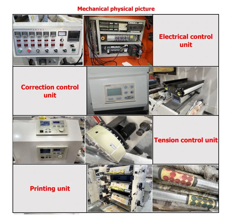 Sticker Label Flexodrukmachine 1300 mm met Ce-certificaat 5 kleuren rolpapier 2
