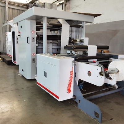 6 de Drukmachine van Flexo van de kleuren Centrale Trommel voor niet Geweven