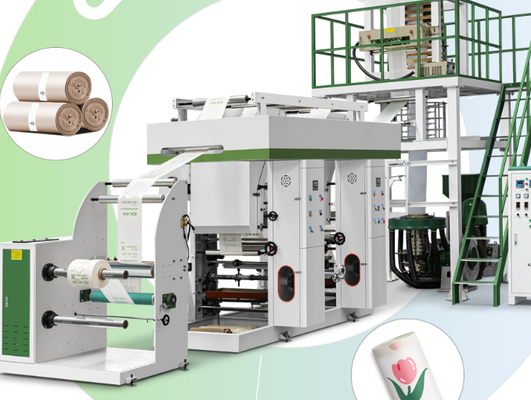 PLC met touchscreen-besturingssysteem Filmextruder Machine Landbouw Toepassing Diameter van schroef 55 mm 2 of 65 mm 2 mm