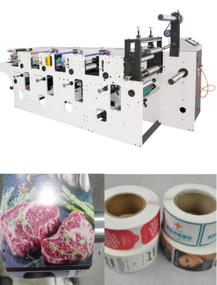 Het Document van HJ 6-600 Flexo het Winkelen Zak die tot Machine#380V 50HZ Vier maken de Drukmachine 220V van Kleurenflexo