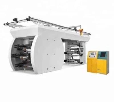 De automatische niet Geweven Kraftpapier-Document Printer Rice Nylon Plastic doet in zakken om de snelheid van de Drukmachine#10-120m/min Druk in zakken te doen