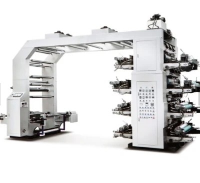 De de Drukmachine van hoge Precisieflexo voor Document Zak Printing#8 kleurt Document de Drukmachine 4 Kleur 10-120m/Min van Flexo