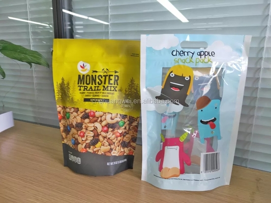 Plastic Zij Verzegelende Document 4 Zak die de Zakritssluiting Doypack maken van de Machineritssluiting