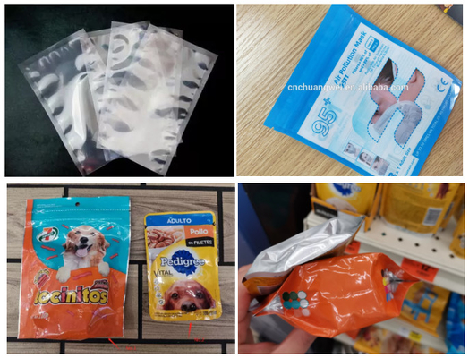 De Zak die van de Mylarsnack Machine Gelamineerde Document PE de Ritssluitingszak maken van Doypack