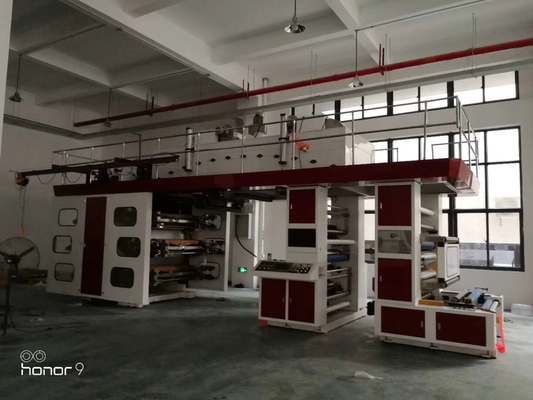 De minimachine van de het Etiketdruk van ci Flexo 15kw 6 Kleuren Centrale Trommel