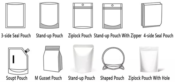 Het Document van de popcornzak Zak het Verzegelen de Microgolfstikstof van de Verpakkingsmachine 2000kg het Roterende Vullen
