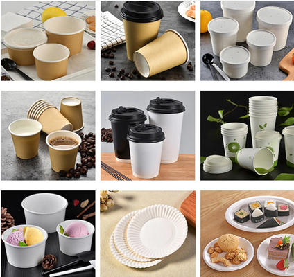 70-100PCS/Min Speed Paper Cup Machine met Ce-Certificaat