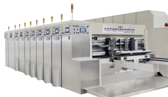 5 het Document van Flexography van de kleuren Vacuümoverdracht Vakje Druk die Machine inlassen