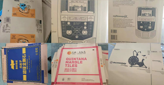 5 het Document van Flexography van de kleuren Vacuümoverdracht Vakje Druk die Machine inlassen