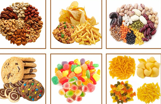 Automatische verticale reliëfmachine 0,15 mm gemengde snacks met gedroogd fruit