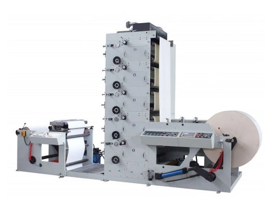 Sticker Label Flexodrukmachine 1300 mm met Ce-certificaat 5 kleuren rolpapier