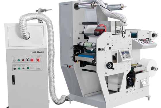 Haijing Sticker Label Flexodrukmachine 1 kleur Papierrol 50HZ