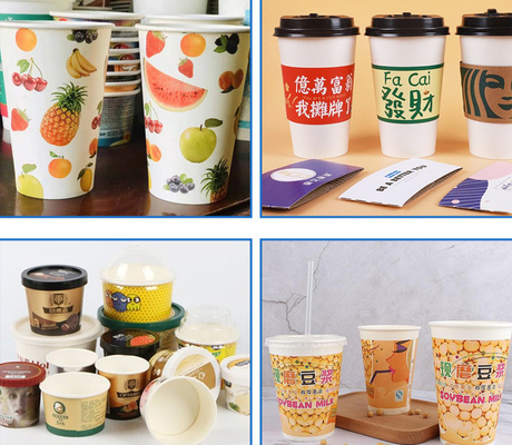 3oz -12oz Haijing Paper Cup Machine Export naar Usa Uk Frankrijk