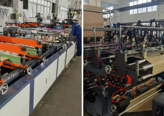 Gegolfd dubbellaags zakmachine Honingraat envelop Kraft zakpapier