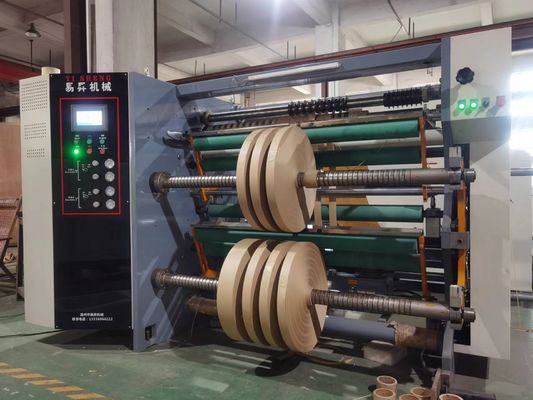 Automatische Spanning die Rewinder-Machine voor Zelfklevend niet Geweven Stoffenbroodje scheuren die Machine scheuren