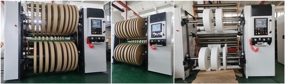 1350mm de Hoge snelheid 30g/M2~350g/M2 van Rewinder van de Bandsnijmachine