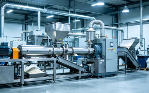 RECYCLE MACHINE PP PE PVC T T Betalingsduur Film Extruder Machine Extruder Machine met hoofdmotorvermogen 7.5kw 11kw Ontworpen voor filmproductie