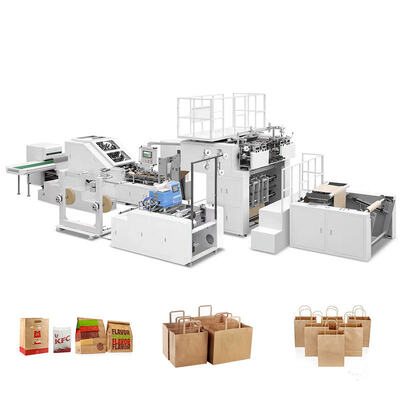 Productiesnelheid 30-80 zakken per minuut papiermachine met CMYK Flexo Printer, ideaal voor aangepaste printbehoeften