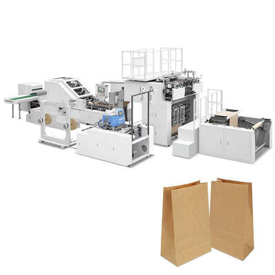 Productiesnelheid 30-80 zakken per minuut papiermachine met CMYK Flexo Printer, ideaal voor aangepaste printbehoeften