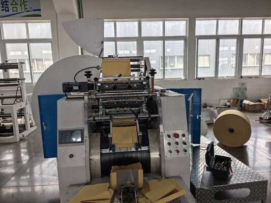 Kraftafdrukmachine met 420 tot 600 mm zakbreedte en 400 mesh keramische drukrol