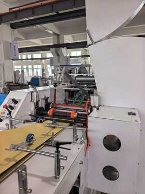 Kraftafdrukmachine met 420 tot 600 mm zakbreedte en 400 mesh keramische drukrol