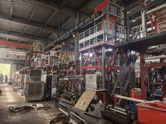 PLC-toetsschermbesturingssysteem Polyethyleen film extruderapparatuur met 80-180 mm matraskop