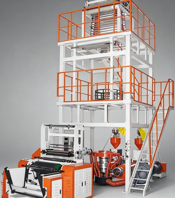 Monolayer Extrusion PE Plastic Film Blowing Machine HDPE Blown Film Extruder Machine Prijs Film Extruding Machine voor Vest Bag Film Making Machine