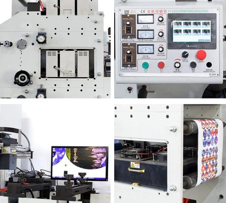 Hoge snelheidsdocument Drukmachine met 2-8 Colors#-Hoge snelheidsdocument Kleuren van de de Drukmachine 120m/Min 1-9 van Flexo