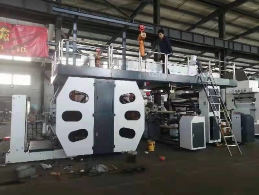 De economische de Drukmachine van Flexo van de Zes Kleuren Centrale Trommel met 6 Kleuren UVmatrijs SNEED SCHEUREN SERVO voor Autostickeretiket