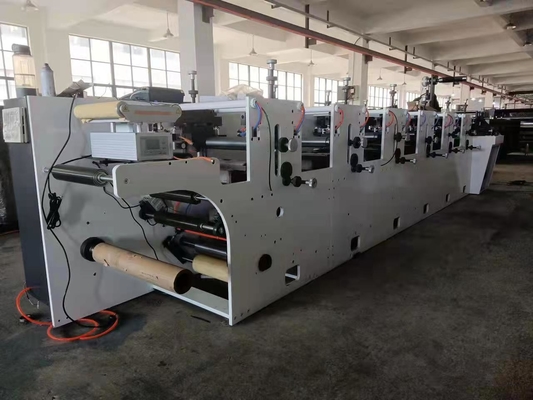 320mm de Drukmachine van Hoge snelheidsflexo 10m/min-80m/Min