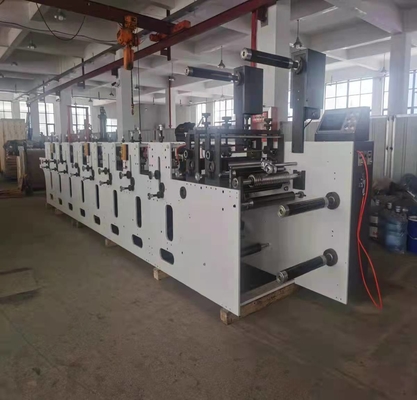 320mm de Drukmachine van Hoge snelheidsflexo 10m/min-80m/Min