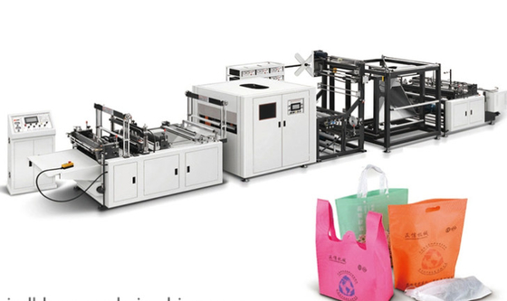 Geweven de Drukmachine van de schoenzak niet met Auto van de het Weefselzak van Feeding#Ultrasonic niet Geweven de Drukmachine voor het Winkelen Zak