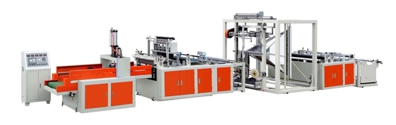 Hoge snelheids Niet-geweven Stof het Winkelen het Document van de Zakmaker HJ 600#1200mm het Winkelen Zak die Machine niet Geweven Stof maken