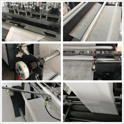 Hoge snelheids Niet-geweven Stof het Winkelen het Document van de Zakmaker HJ 600#1200mm het Winkelen Zak die Machine niet Geweven Stof maken