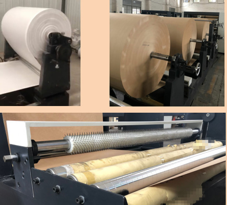 Kraftpapier-Document Zak die Machine met 5001200mm Lengte en 70150mm ‚M‘ Vouwenwidth#380v Plastic Document Buis maakt die Machine maakt
