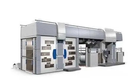 150m/Min 4 kleur Flexo-Drukmachine (Economisch Centraal Trommeltype), 1500-3500p/h-Druksnelheid