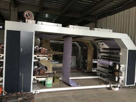 De Kleur van de de Drukmachine 4000kg 6 van hoge snelheidsci Flexo voor Film
