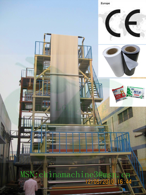 PApe de Nylon Uitdrijving Geblazen Dubbele Schroef van de Filmmachine