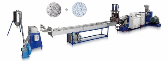 PE van het de Machineafval van de Filmextruder van de de Pijppp Zak van pvc het HUISDIERENfles Plastic Recyclingsmachine