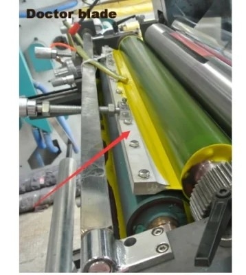 De Machine van de Flexodruk voor Etiketten &amp; Document Plastic Broodjes: HJ 6-520 UV met 1/6 breedte van de Fabrieksprices#50-520mm Druk