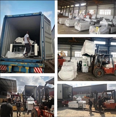 De nieuwe 4+0/3+1/2+2 niet Geweven de Drukmachinery#90m/Min Paper Flexo Printing Machine 380V 4 Kleur van Stoffenflexo voor niet weefde